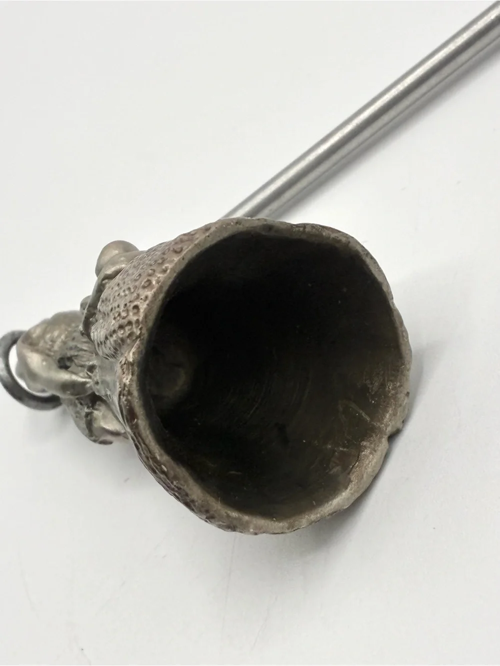Vintage 1998 Rawcliffe Pewter Santa Claus Candle Snuffer Father Christmas